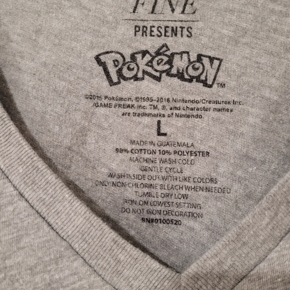 Mighty Fine Gray Pokémon Eeveelutions T-Shirt - Picture 3 of 5